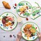 120pcs Garbage Truck Birthday Party Decorations Trash Truck Plates Napkins Green Forks Disposable Tableware Set Waste Management Recycling Rubbish Truck Birthday Party Supplies Serve 24 Guests